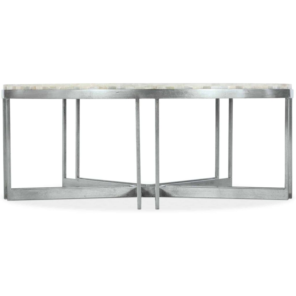 Melange Marin Round Cocktail Table