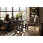 Hill Country Pedestal End Table 13 Hill Country Pedestal End Table HKR12821 5960 10458 80116 multi 75400 blk room2