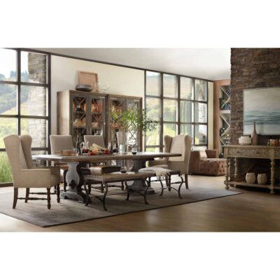 Hill Country Comfort Upholstered Side Chair 5960-75410-BLK 5960 75200 brn 410 blk 90019 mtl 300 350126 room