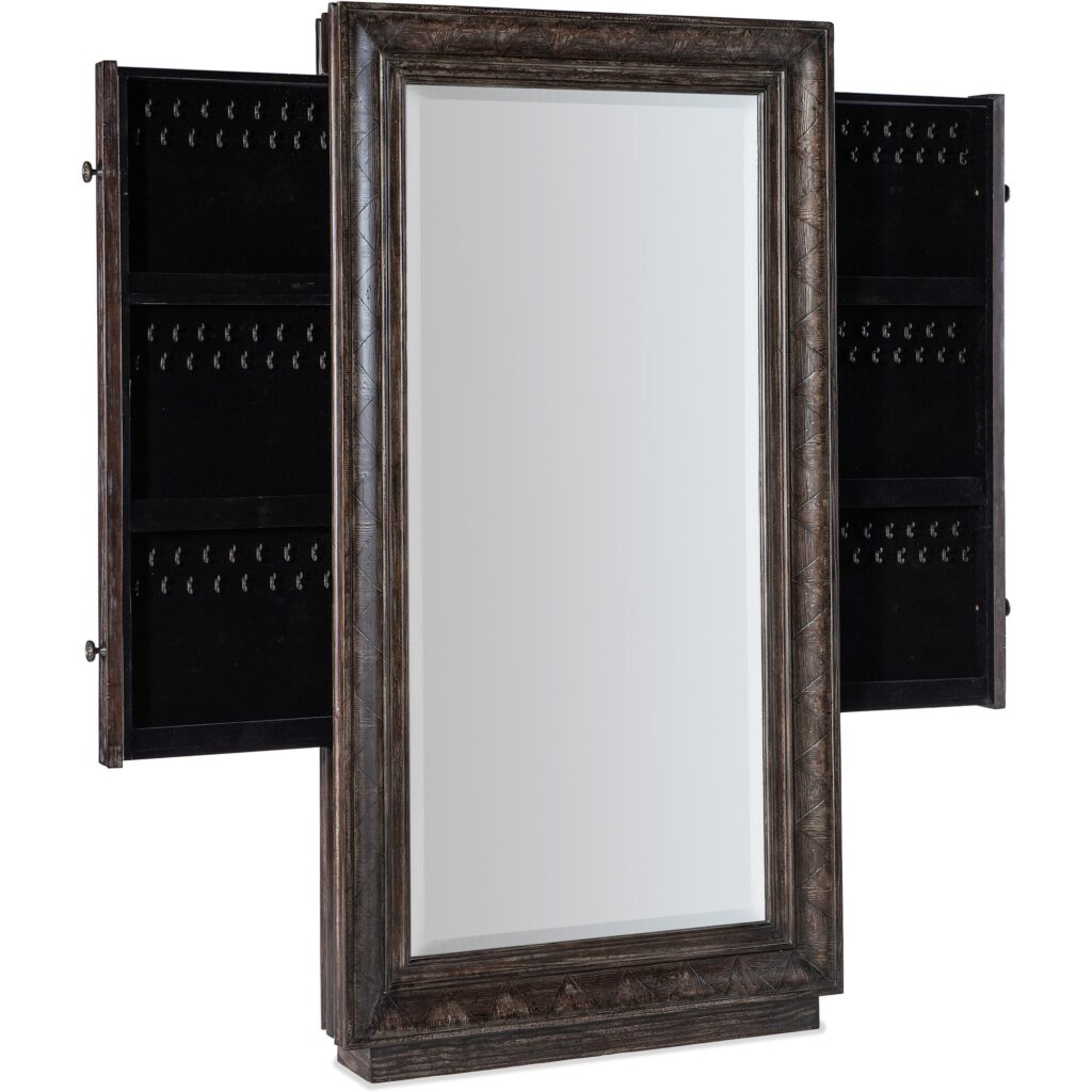 Traditions Floor Mirror w/hidden jewelry storage - Image 3