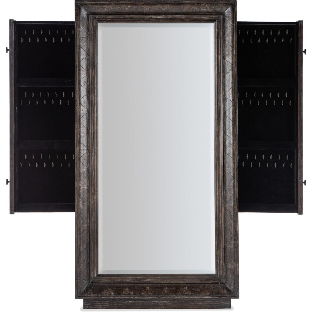 Traditions Floor Mirror w/hidden jewelry storage - Image 4