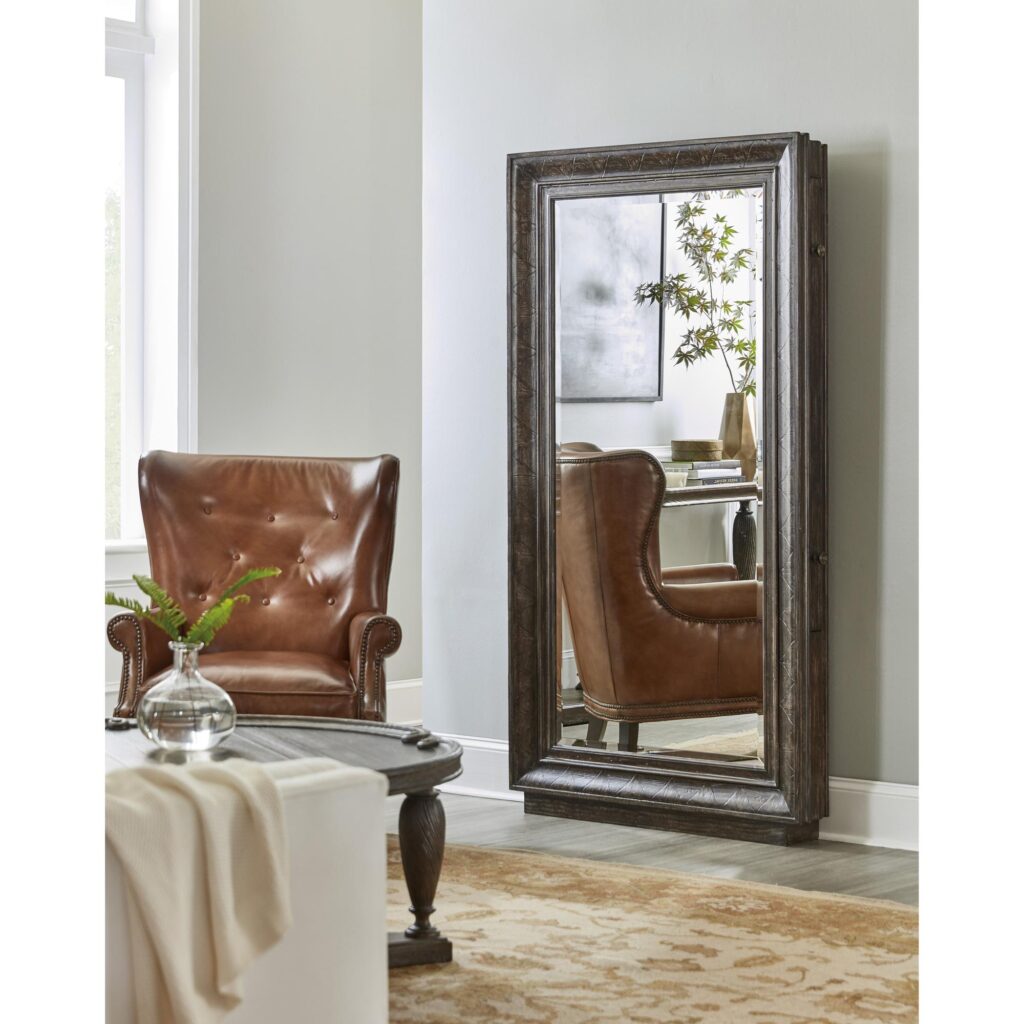 Traditions Floor Mirror w/hidden jewelry storage - Image 5