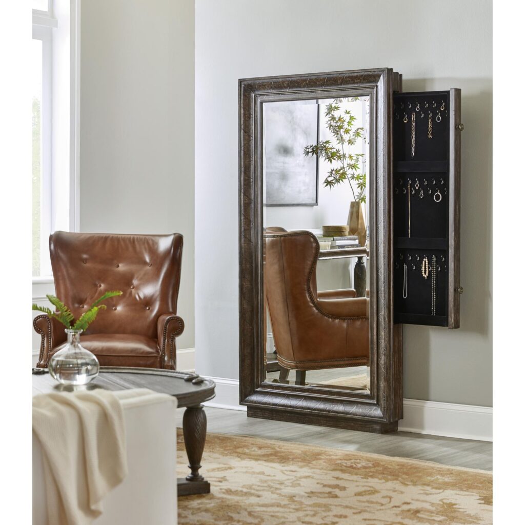 Traditions Floor Mirror w/hidden jewelry storage - Image 6