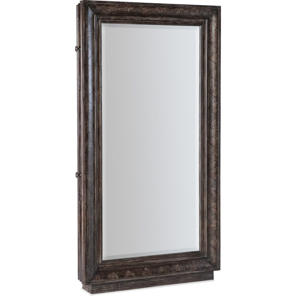 Traditions Floor Mirror w/hidden jewelry storage