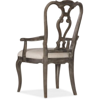 Traditions Wood Back Arm Chair 5961-75400-89 5961 75400 89 back silo