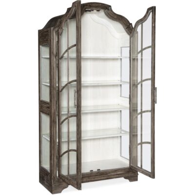 Traditions Curio Cabinet 5961-75906-89 5961 75906 89 open silo2