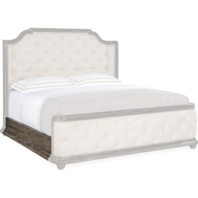 Traditions King Upholstered Panel Bed 5961-90866-89 5961 90853 89 silo