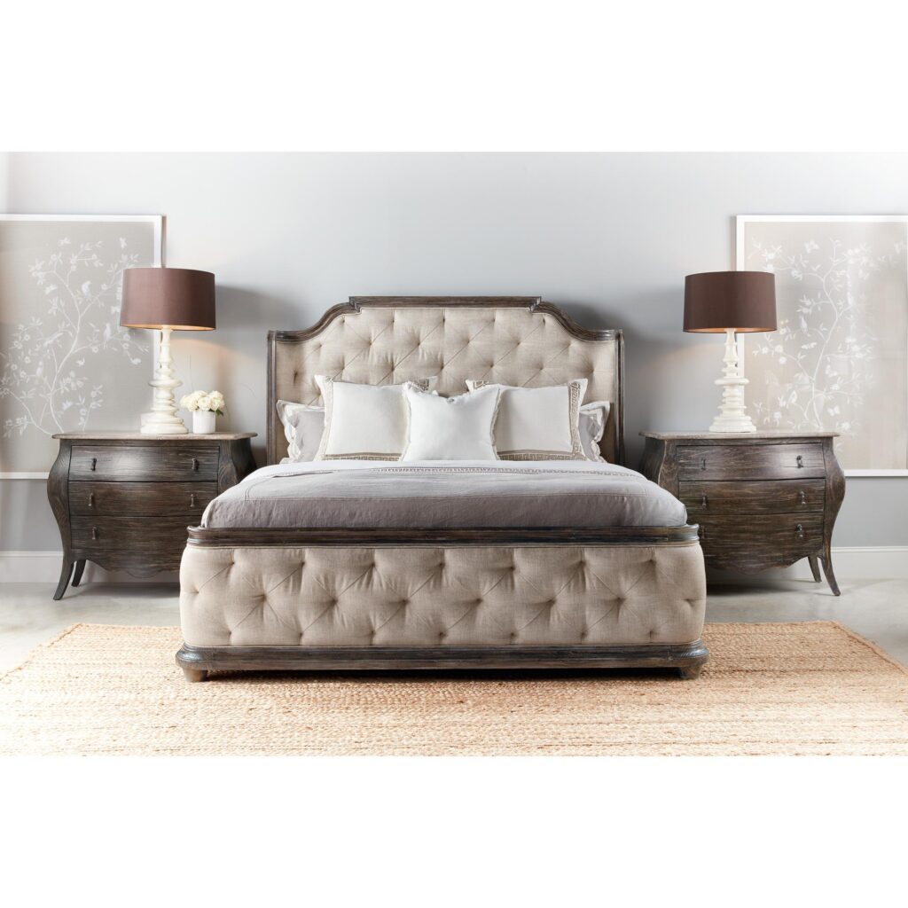 Traditions King Upholstered Panel Bed - Image 2