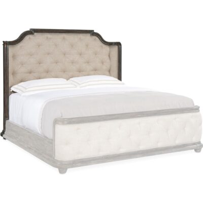 Traditions King Upholstered Panel Bed 5961-90866-89 5961 90867 89 silo