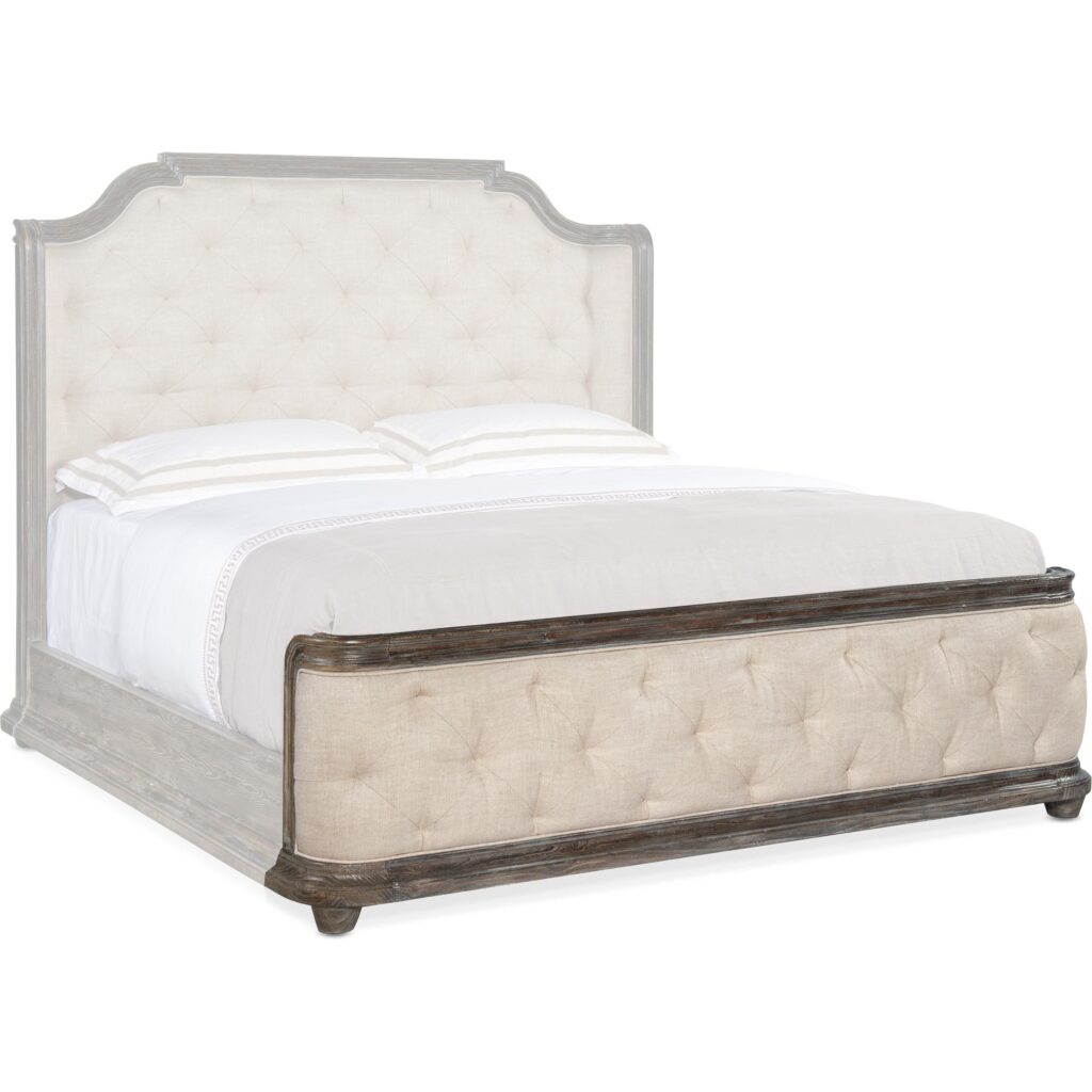 Traditions King Upholstered Panel Bed - Image 7