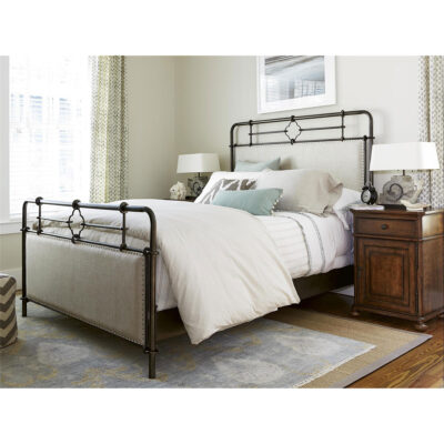 Curated Upholstered Metal King Bed 596320B 596 BR RS20 320B 365 crop 001