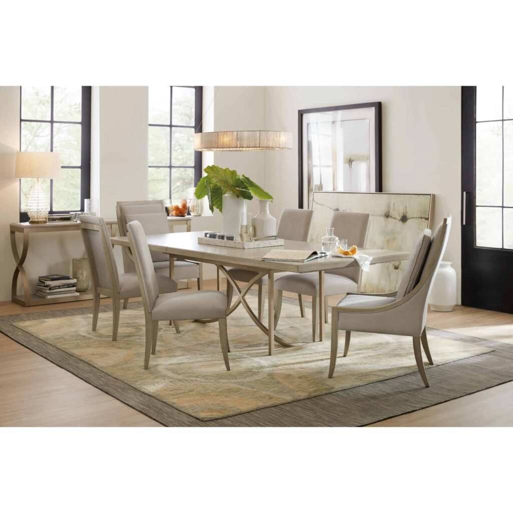 Elixir 80in Rectangular Dining Table with 1-20in Leaf - Image 3