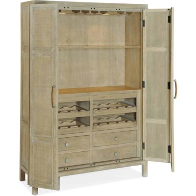 Bar and Game Room Surfrider Bar Cabinet 6015-75160-80 6015 75160 80 open silo