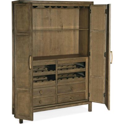 Bar and Game Room Sundance Bar Cabinet 6015-75160-89 6015 75160 89 open silo3