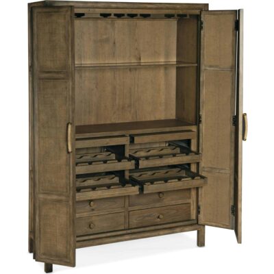 Bar and Game Room Sundance Bar Cabinet 6015-75160-89 6015 75160 89 open silo4