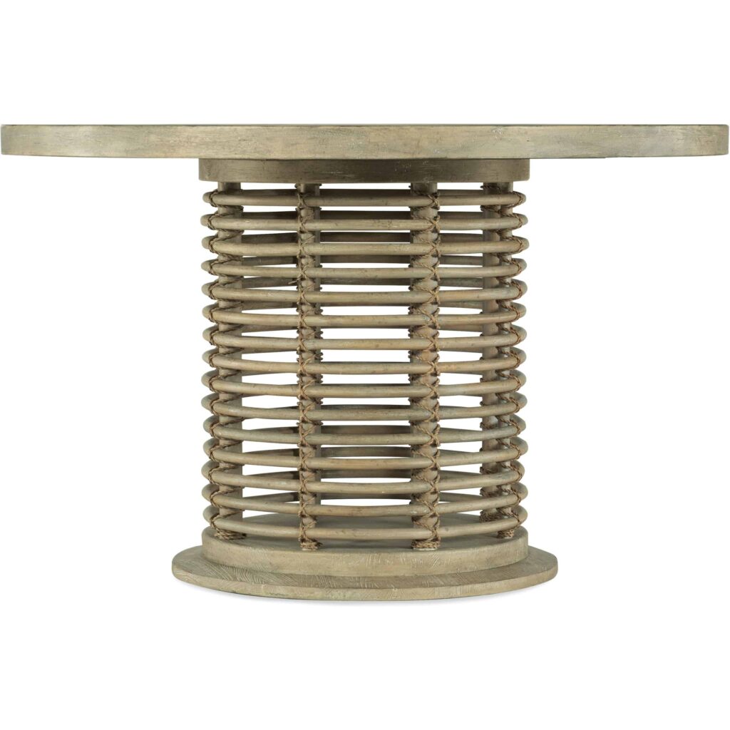 Surfrider 48in Rattan Round Dining Table