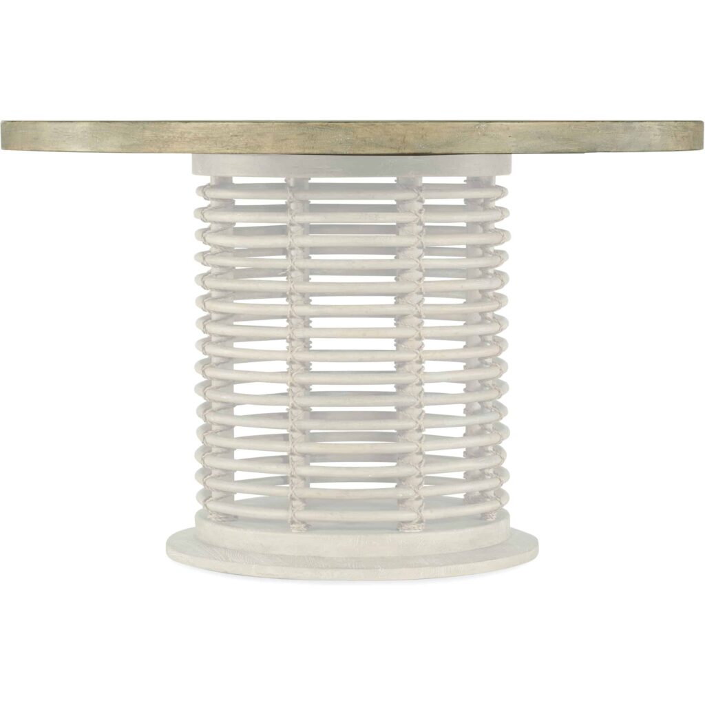 Surfrider 48in Rattan Round Dining Table - Image 5