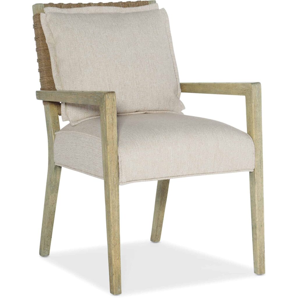 Surfrider Woven Back Arm Chair