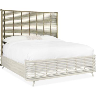 Surfrider Queen Rattan Bed 6015-90250-80 6015 90251 80 silo