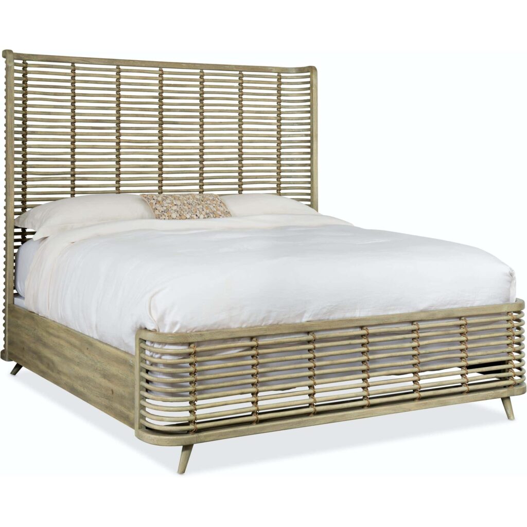 Surfrider King Rattan Bed