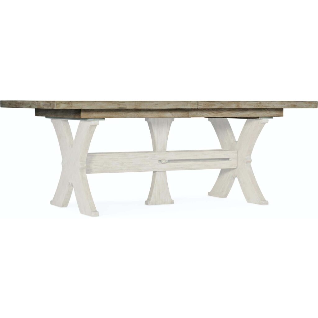 Alfresco Vittorio 80in Rectangle Dining Table w/ 2-22in Leaves - Image 7