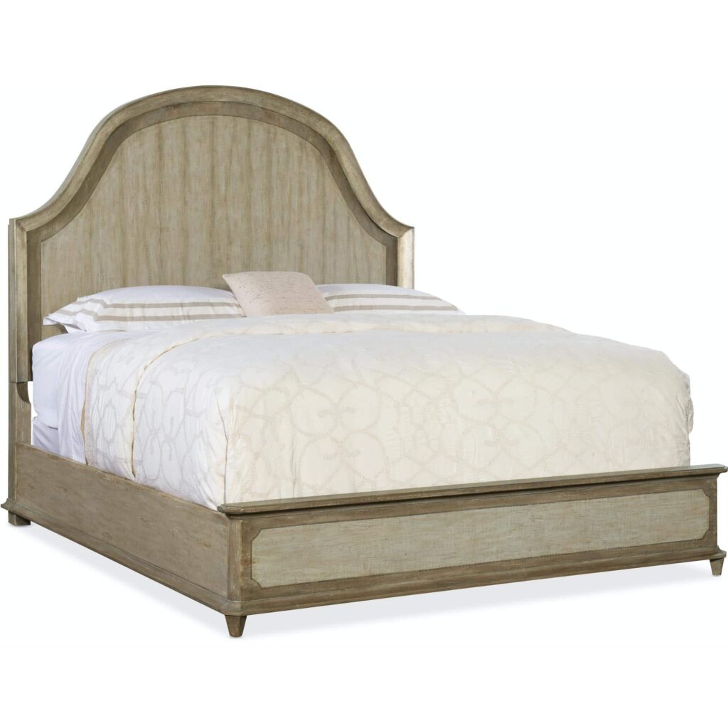 Alfresco Lauro King Panel Bed with Metal