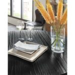 Chapman Shou Sugi Ban Petite Round Dining Table 9 Chapman Shou Sugi Ban Petite Round Dining Table 6033-75201-99 6033 75201 99 detail