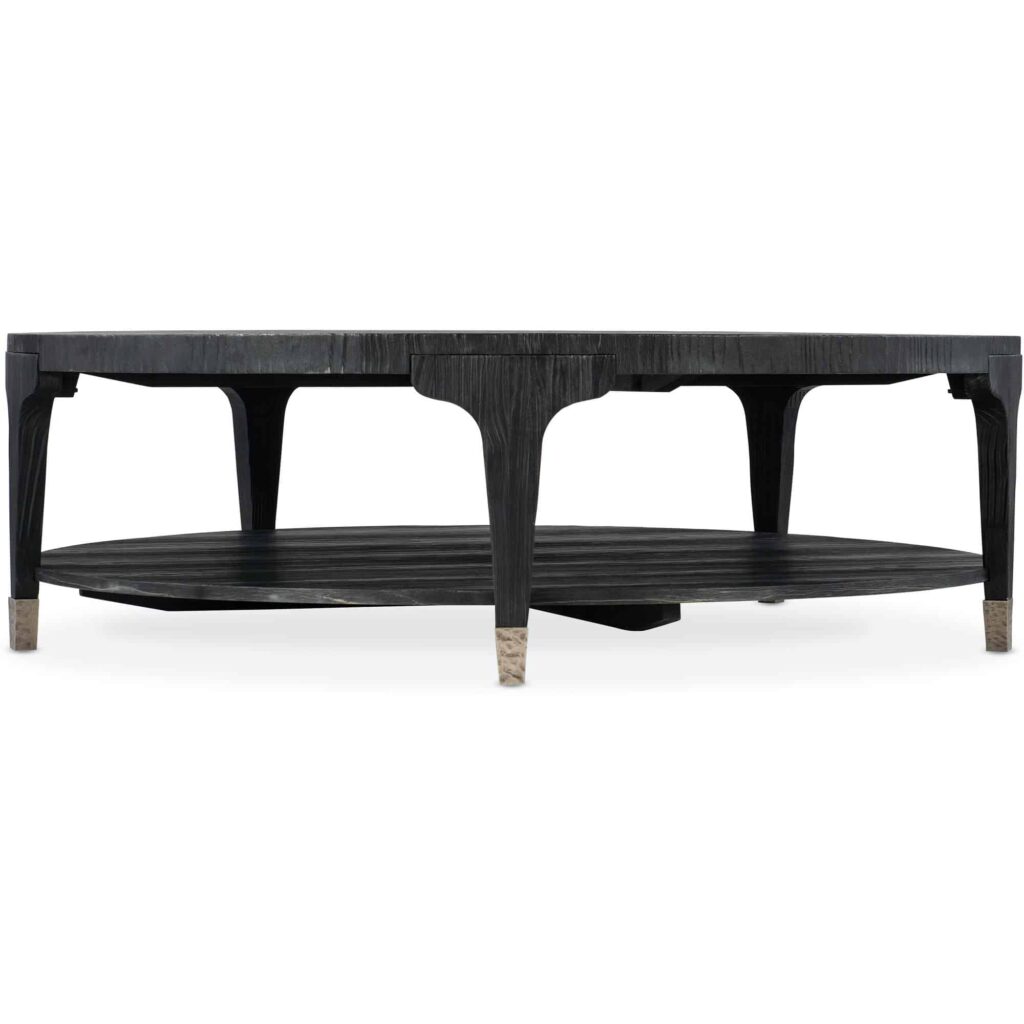 Chapman Shou Sugi Ban Round Cocktail Table