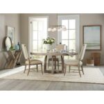 Affinity Extendable Round Solid Wood Dining Table 11 Affinity Extendable Round Solid Wood Dining Table HKR13624 6050 75203 410 gry room