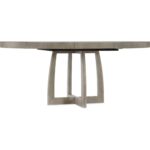 Affinity Extendable Round Solid Wood Dining Table 7 Affinity Extendable Round Solid Wood Dining Table HKR13624 6050 75203 gry silo2