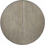 Affinity Extendable Round Solid Wood Dining Table 9 Affinity Extendable Round Solid Wood Dining Table HKR13624 6050 75203 gry top2