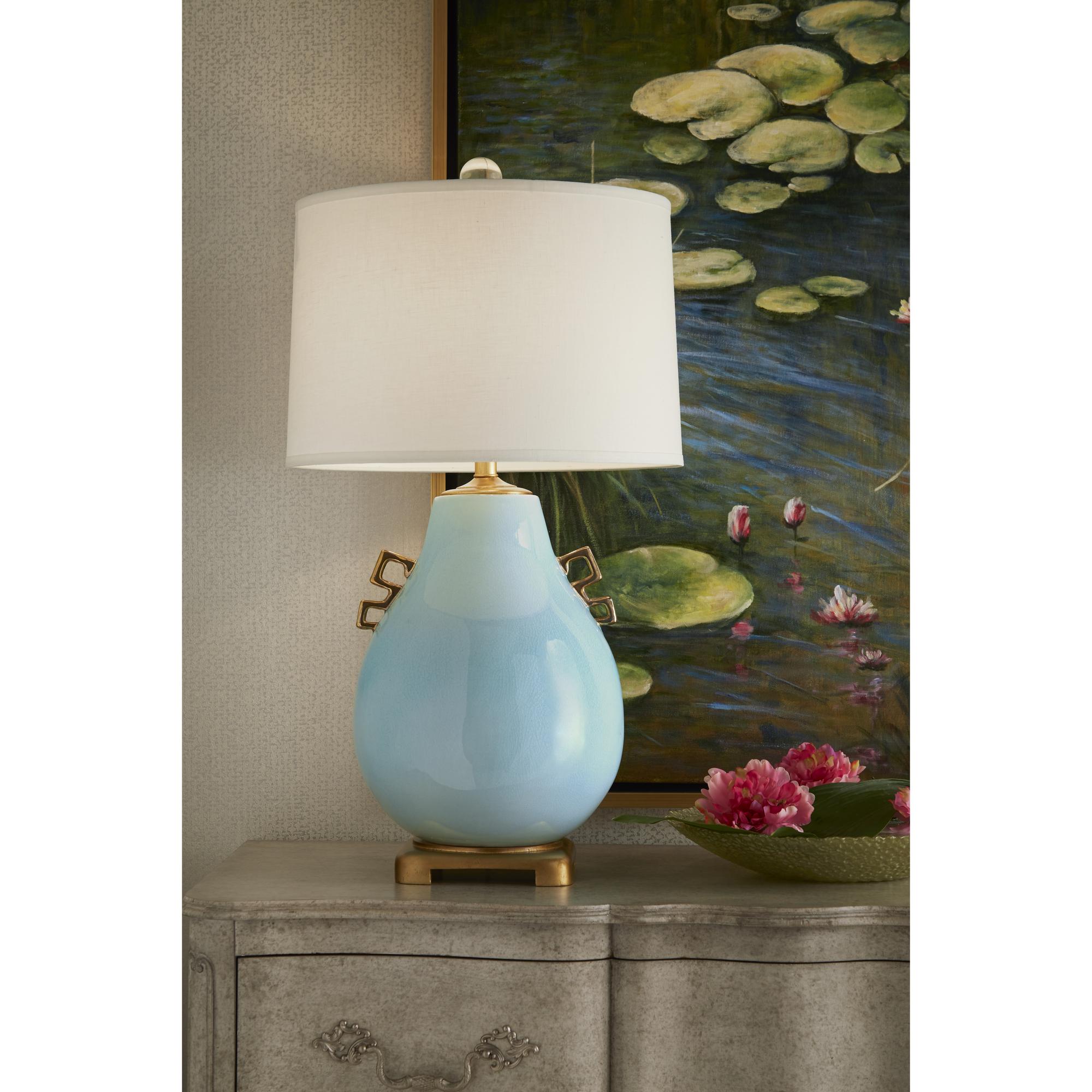 Ming Lamp - Powder Blue 4 Ming Lamp - Powder Blue - Image 4