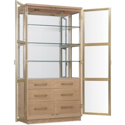 Banyon Bay Display Cabinet 6081-75906-82 6081 75906 82 open silo2