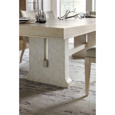 Cascade Rectangle Dining Table w/1-22in leaf 6120-75200-80 6120 75200 80 detail