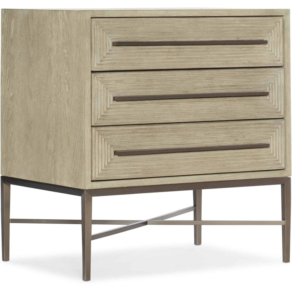 Cascade Manufactured Wood + Solid Wood Nightstand