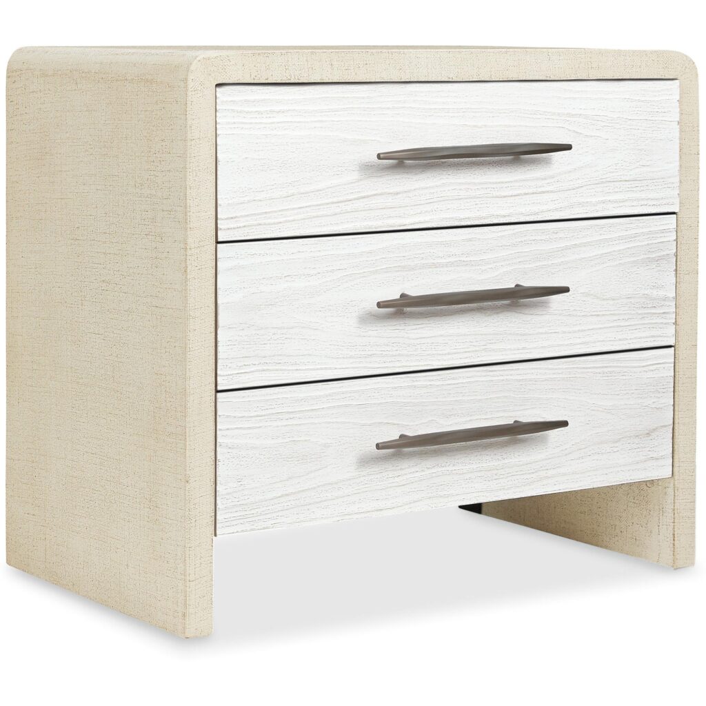 Cascade Three-Drawer Nightstand