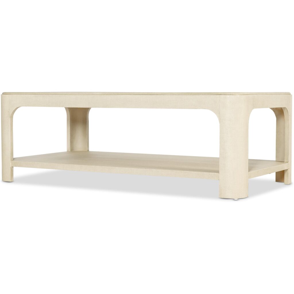 Archives Raffia Rectangle Cocktail Table - Image 2