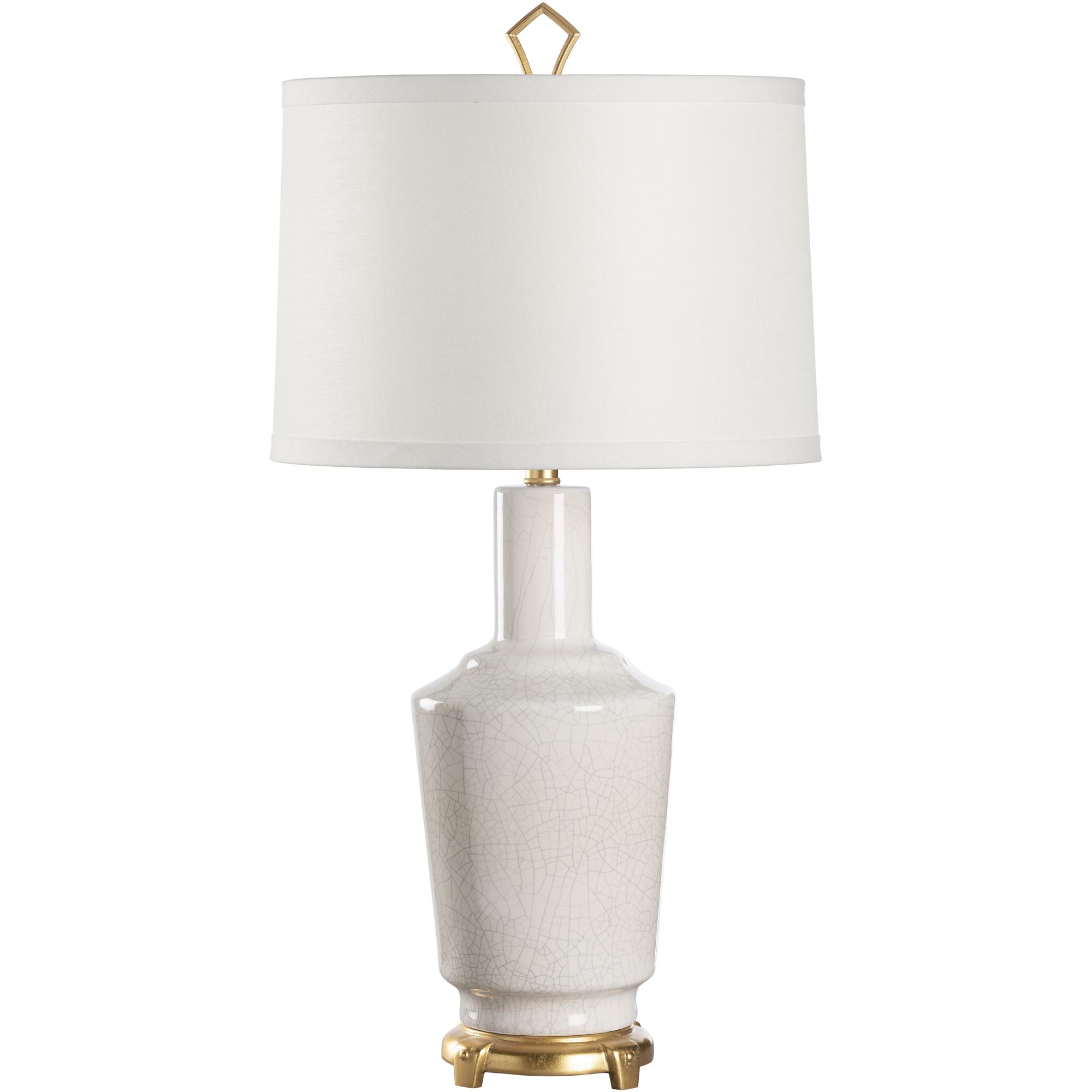 Emma Lamp- Crackled Snow 2 Emma Lamp- Crackled Snow - Image 2