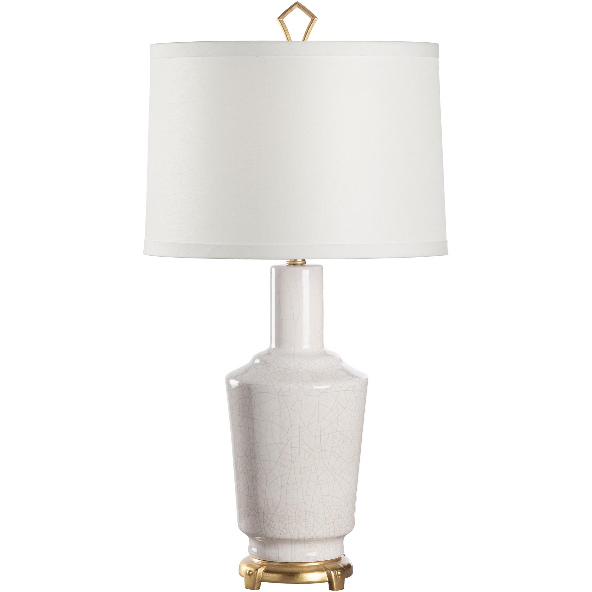 Emma Lamp- Crackled Snow 3 Emma Lamp- Crackled Snow - Image 3