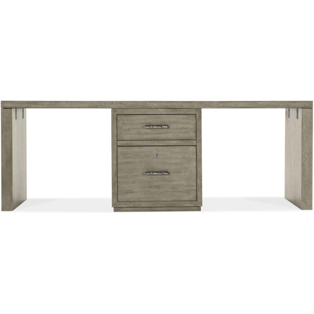 Linville Falls Desk - 84in Top-Small File and 2 Legs - Image 3