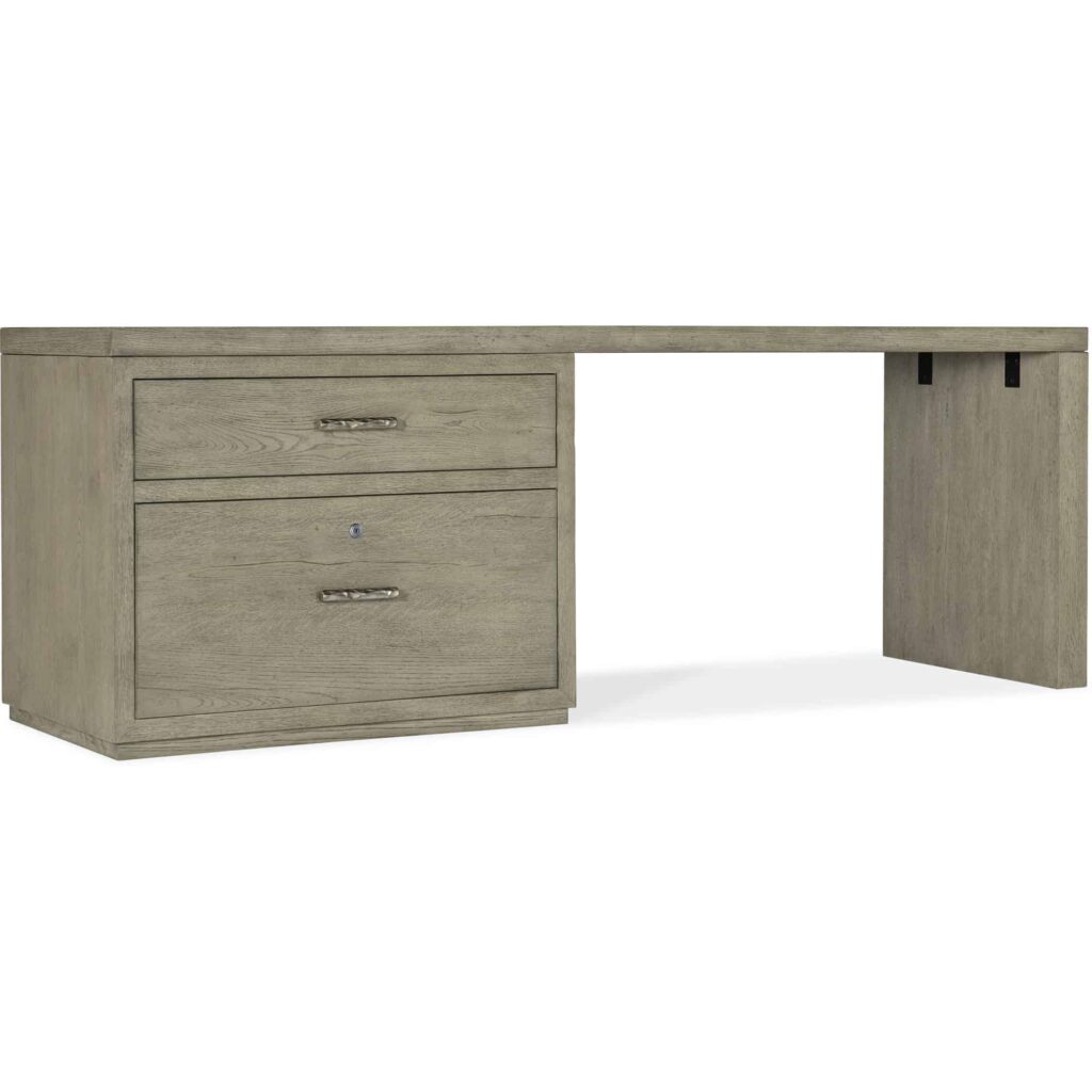 Linville Falls Desk - 84in Top-Lateral File and Leg