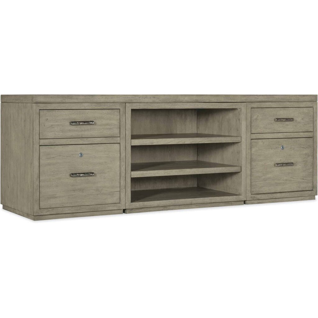 Linville Falls Credenza - 84in Top-2 Small Files and Open