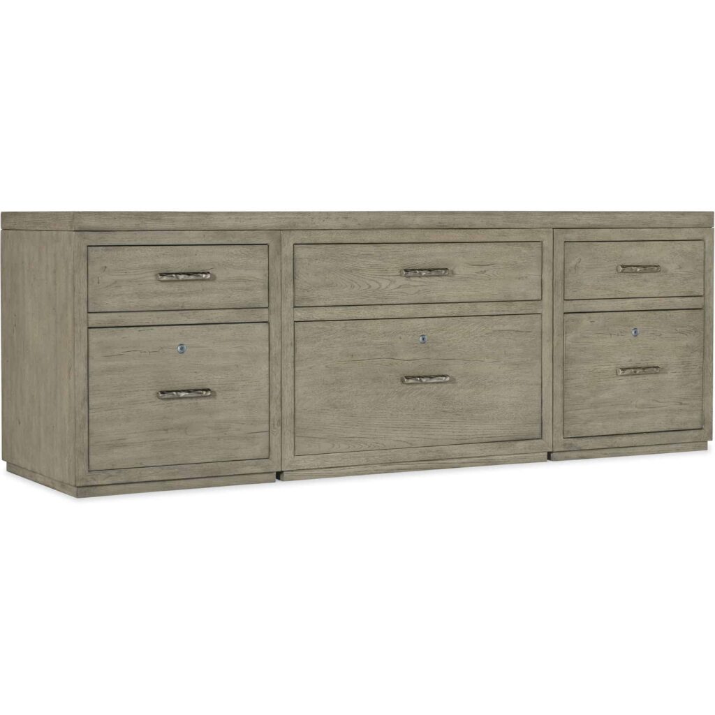 Linville Falls Credenza - 84in Top-2 Small Files and Lateral File