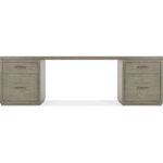 Linville Falls Desk - 96in Top-2 Small Files 6150-10921-85 6150 10921 85 straight silo