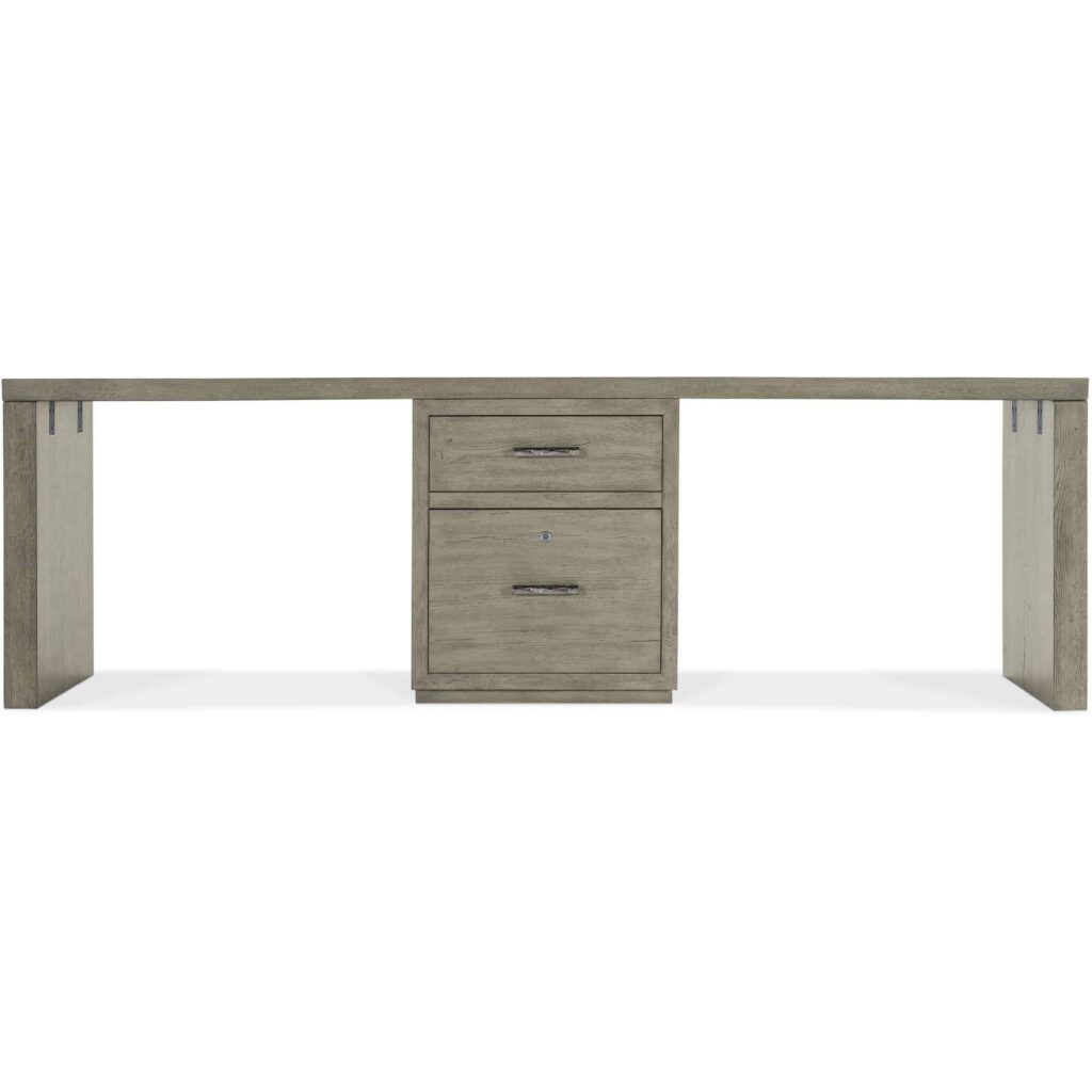 Linville Falls Desk - 96in Top-Small File and 2 Legs - Image 3