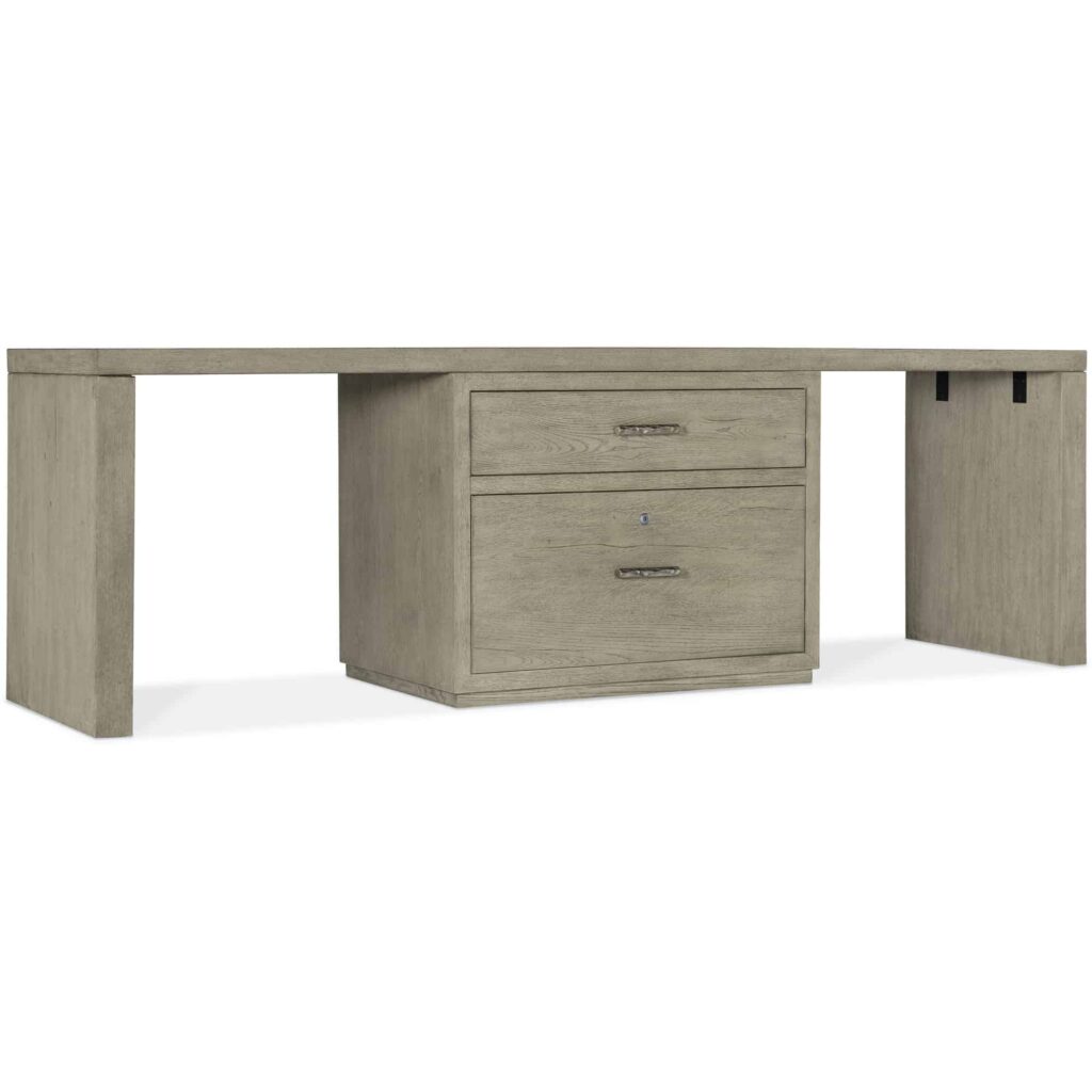 Linville Falls Desk - 96in Top-Lateral File and 2 Legs