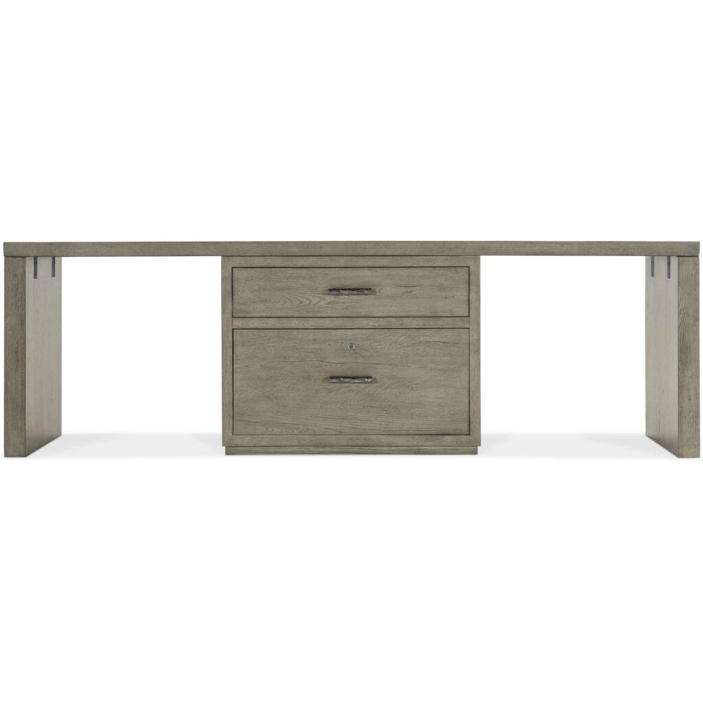 Linville Falls Desk - 96in Top-Lateral File and 2 Legs - Image 3