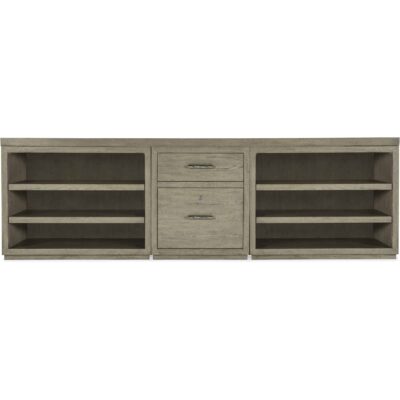 Linville Falls Credenza - 96in Top-Small File and 2 Opens 6150-10930-85 6150 10930 85 straight silo