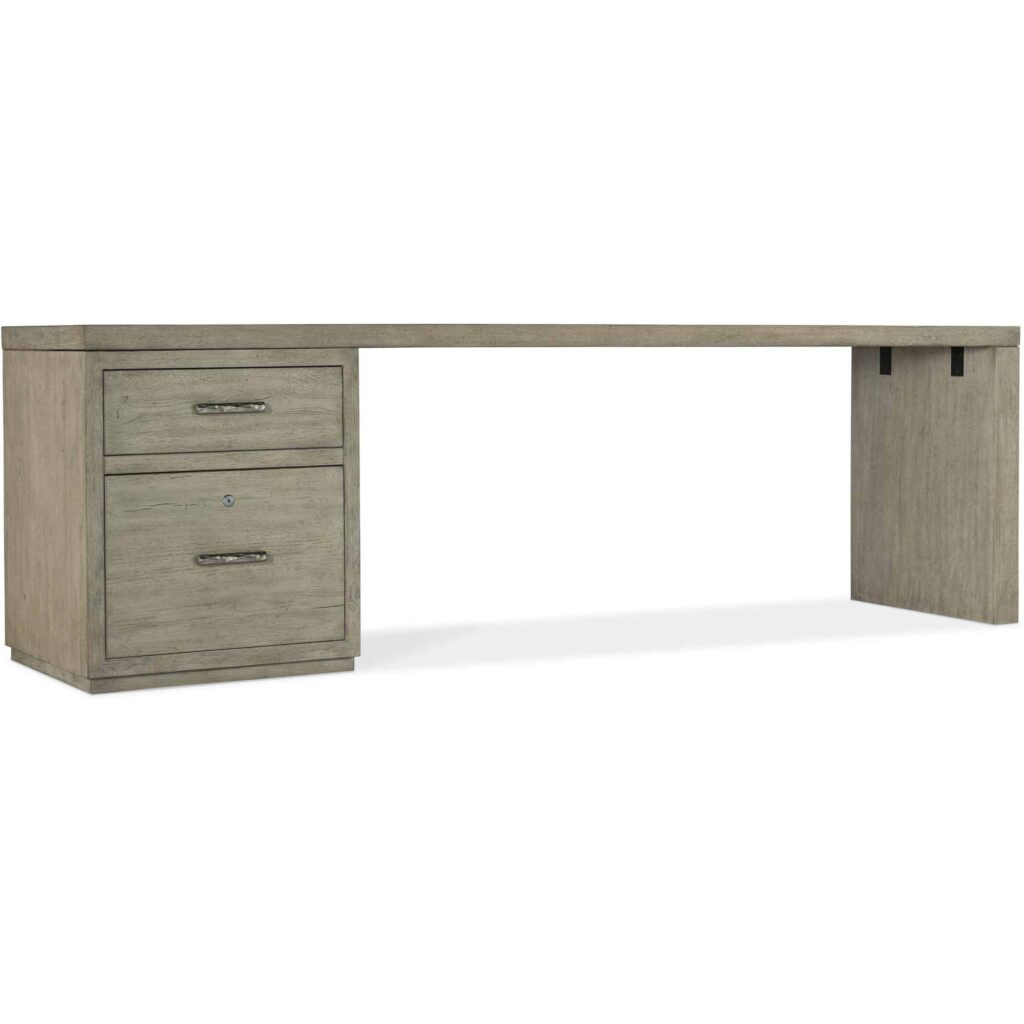 Linville Falls Desk - 96in Top-Small File and 1 Leg