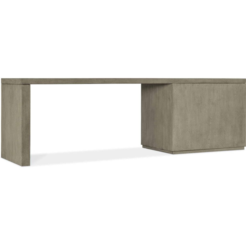 Linville Falls Desk - 96in Top-Open Desk Cabinet and 1 Leg - Image 2